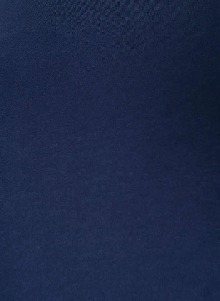 Perus jersey-paita, jossa pitk&auml;t hihat, Sininen, Packshot image number 2