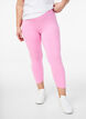 Perus 3/4 leggingsit viskoosista, Vaaleanpunainen, Model image number 0