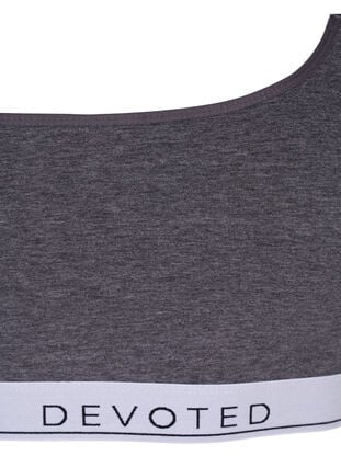 Pehmeät rintaliivit säädettävillä olkaimilla, Medium Grey Melange, Packshot image number 2