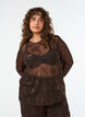 Meshpusero kukilla ja paljeteilla, Ruskea, Model image number 0