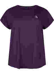 Lyhythihainen t-paita treeniin, Purple Pennant