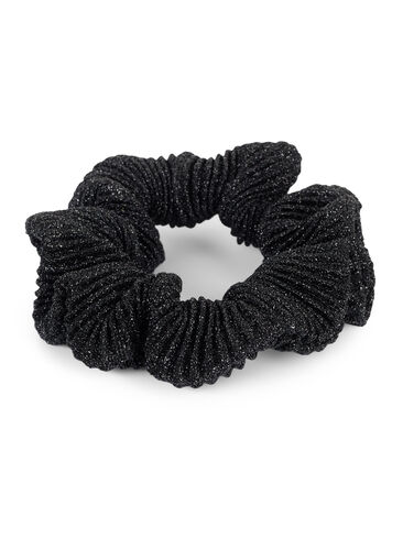 Kimaltava scrunchie, Black Glitter, Packshot image number 0