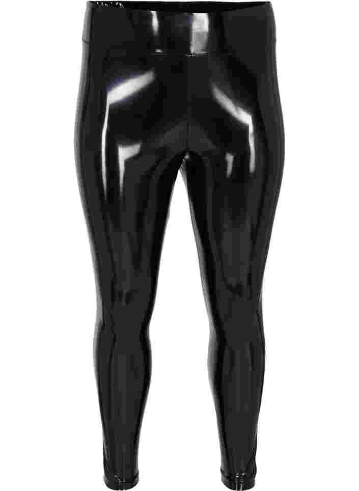 Wetlook-leggingsit, Black Shiny, Packshot image number 0