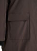 Vedenpit&auml;v&auml; hupullinen parka, Ruskea, Packshot image number 3