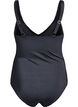 V-aukollinen uimapuku, Musta, Packshot image number 1
