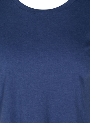T-paita puuvillasekoitteesta, Twilight Blue Mel., Packshot image number 2