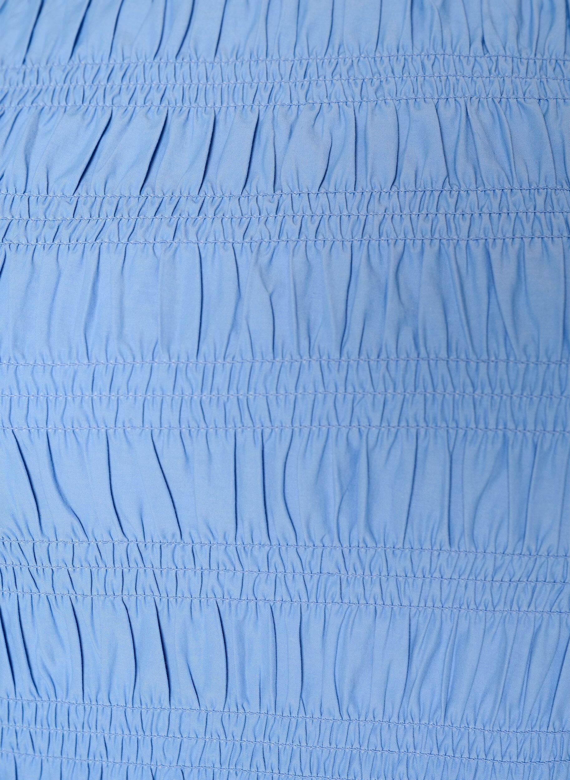 ZizziSmokkitoppi venep&auml;&auml;ntiell&auml; ja peplum-helmalla, Sininen, Packshot image number 2