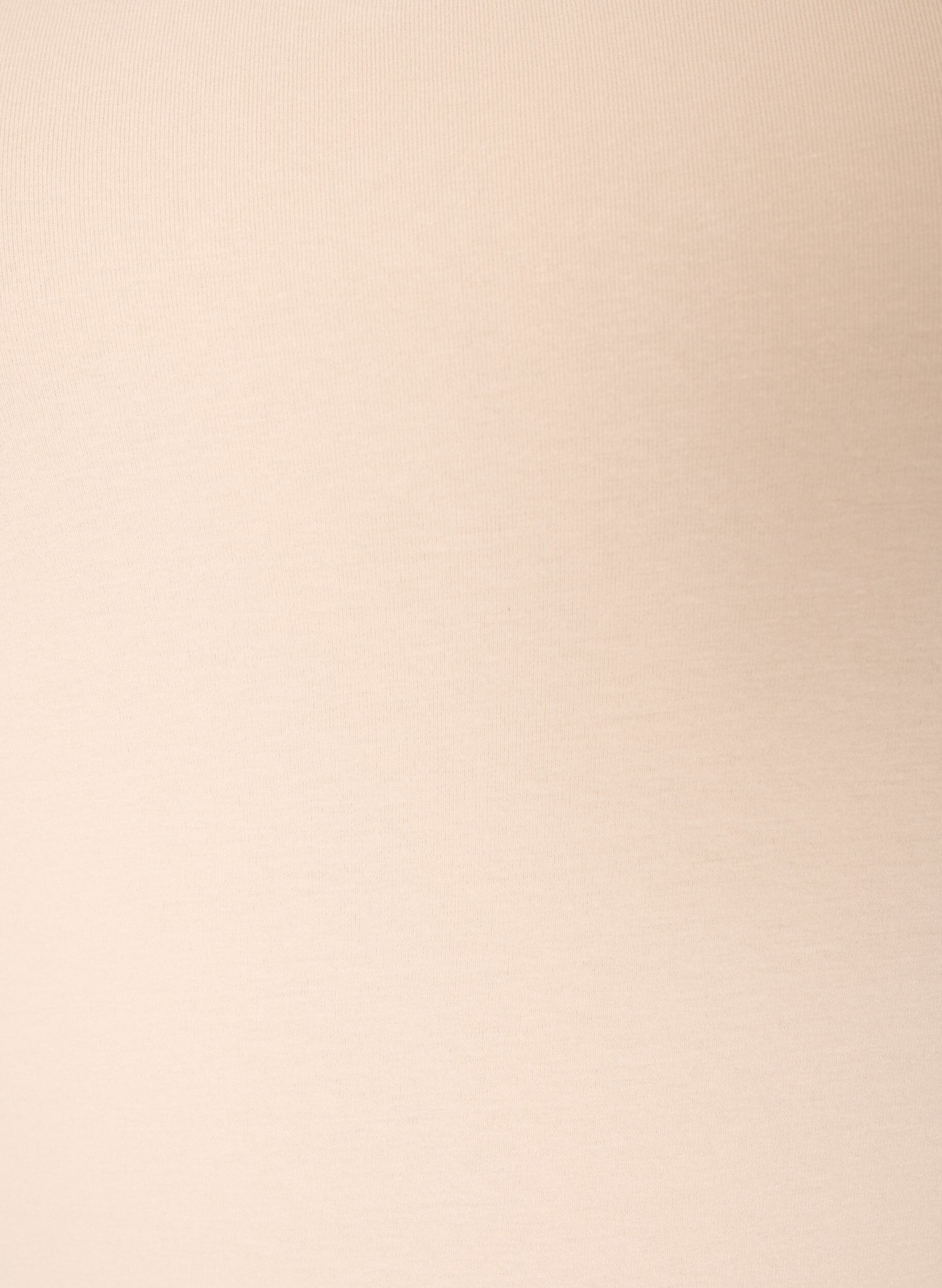 ZizziYksiv&auml;rinen perus paita puuvillasta, Beige, Packshot image number 2