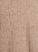 Lyhythihainen neulepusero pointelle-kuviolla, Beige, Packshot image number 2