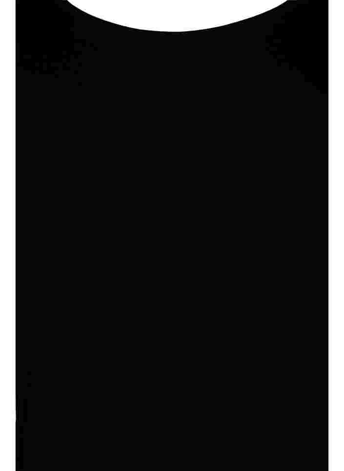 Pitkähihainen viskoosipusero pitsiyksityiskohdilla, Black, Packshot image number 2