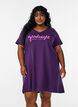 Luomupuuvillasta valmistettu v-aukkoinen y&ouml;paita, Violetti, Model image number 0