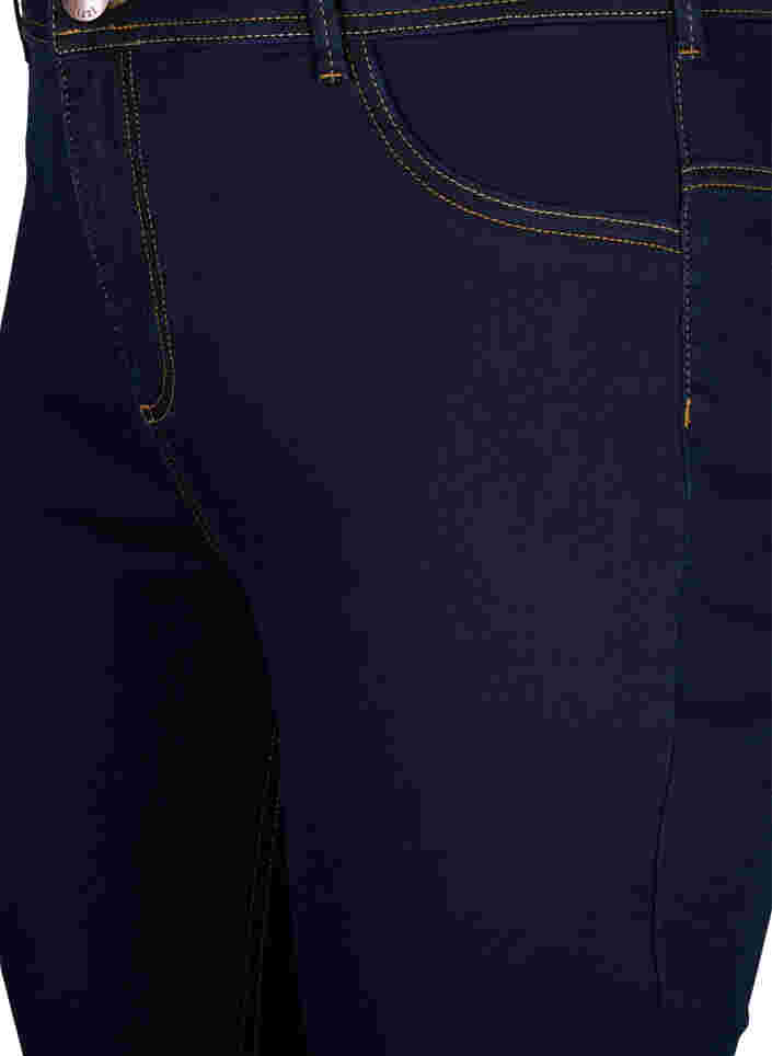 Super slim Amy-farkut korkealla vyötäröllä, Blue denim, Packshot image number 2