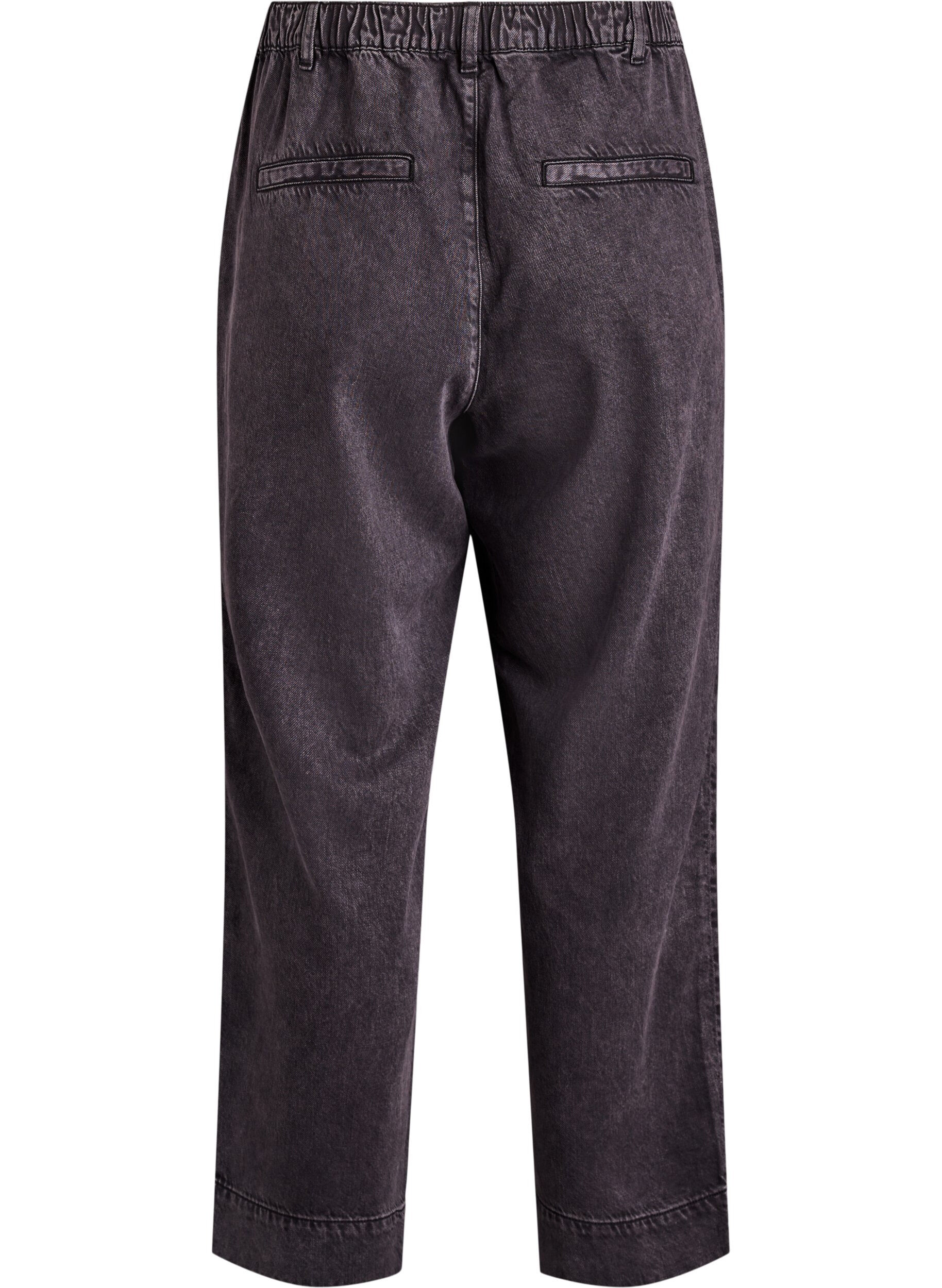 Zizzi Leve&auml;t farkut joustavalla vy&ouml;t&auml;r&ouml;ll&auml;, Harmaa, Packshot image number 1