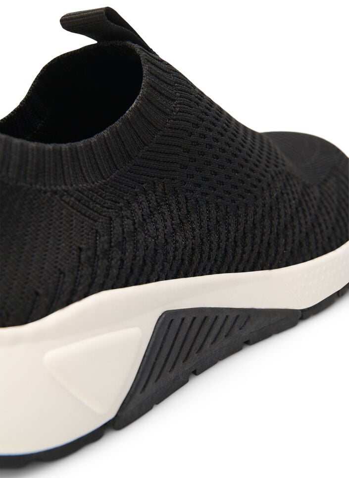 Leveälestiset - Slip-on lenkkarit, Musta, Packshot image number 4