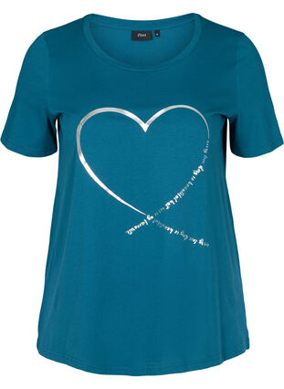 T-paita printillä, Blue Coral, Packshot image number 0