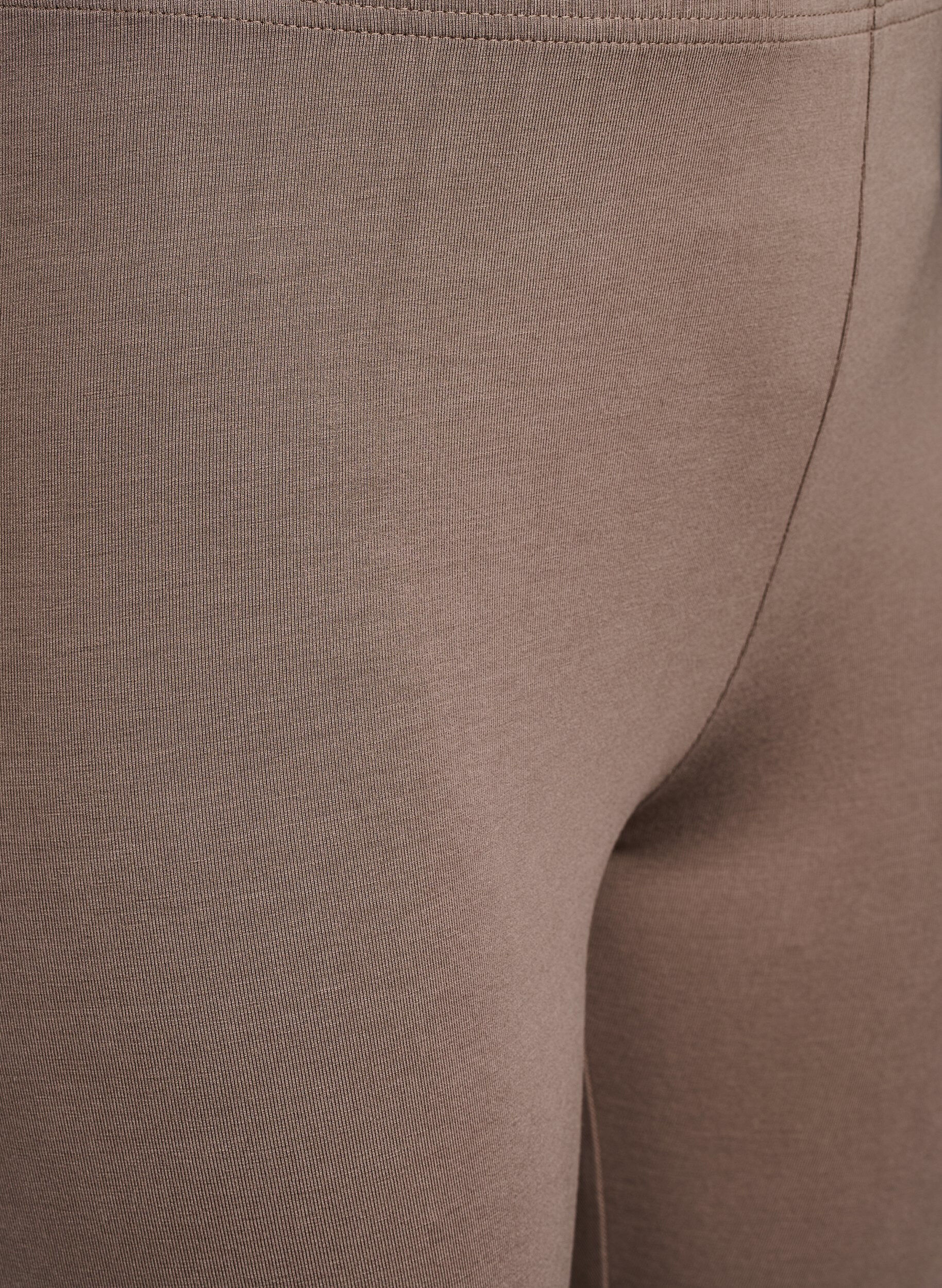 Zizzi Peruslegginsit viskoosia, Ruskea, Packshot image number 2