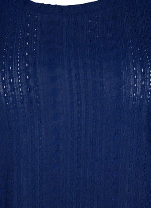 Lyhythihainen pusero kuvioinnilla, Medieval Blue, Packshot image number 2