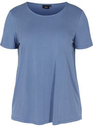 Lyhythihainen t-paita pyöreällä pääntiellä, Bijou Blue