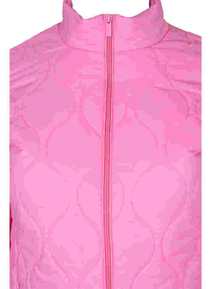 Tikkitakki vetoketjulla ja taskuilla, Hot Pink, Packshot image number 2