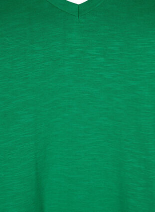 Lyhythihainen perus t-paita, jossa on v-pääntie, Jolly Green, Packshot image number 2