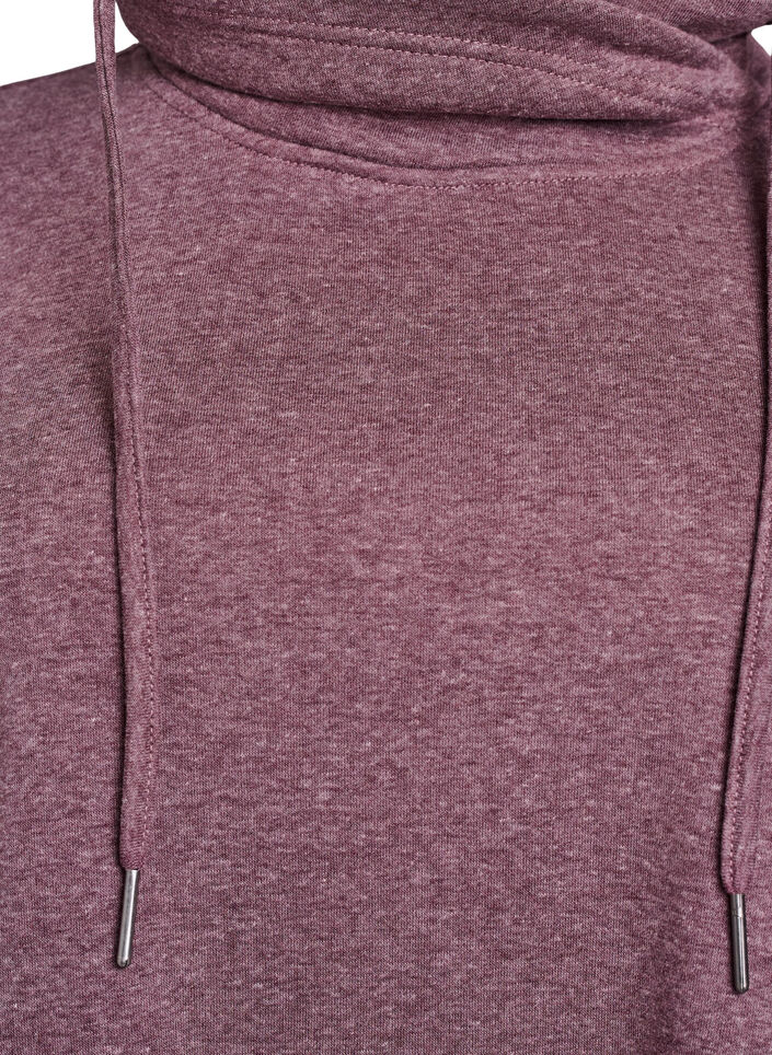 Lyhyt swetarimekko korkealla kauluksella ja taskuilla, Punainen, Packshot image number 2