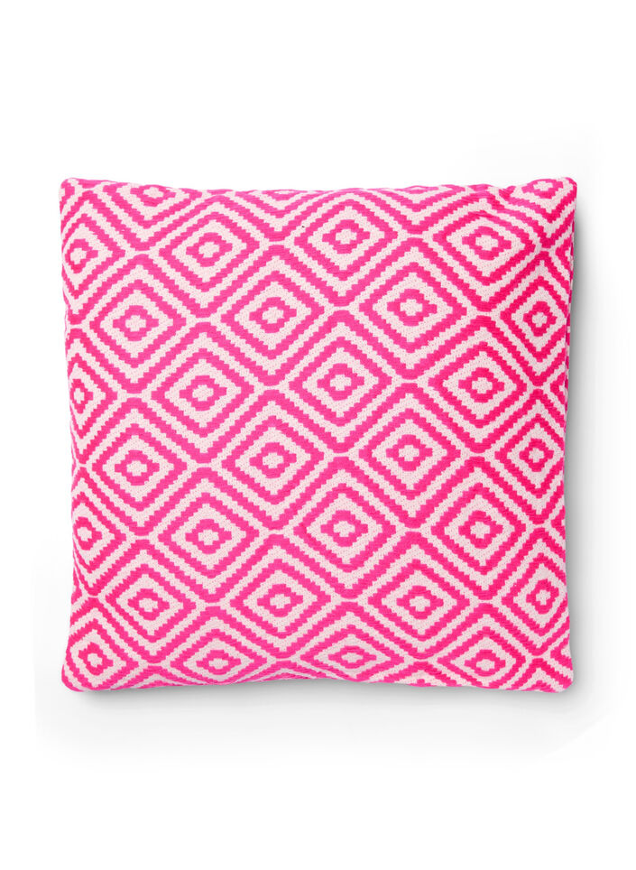 Tyynynpäällinen jacquard-kuosilla, Pink Comb, Packshot