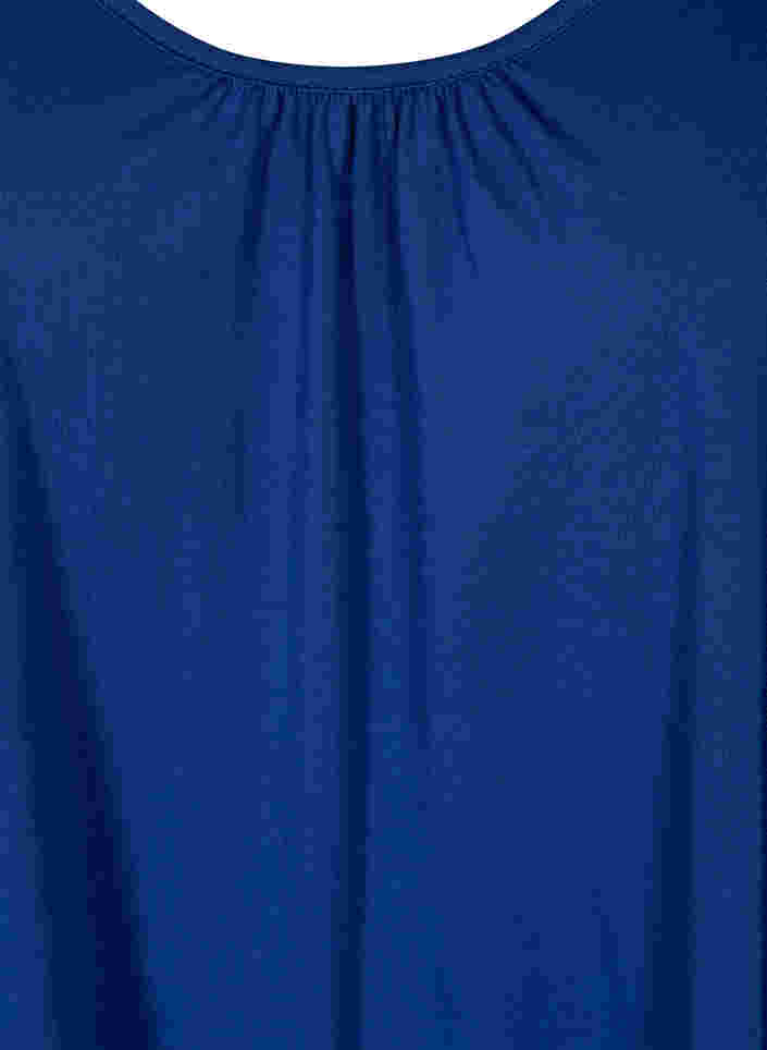 A-mallinen toppi pyöreällä pääntiellä, Twilight Blue, Packshot image number 2