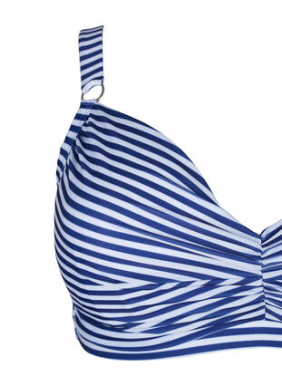 Bikiniliivi kuviolla ja kaarituella, Blue Striped, Packshot image number 2
