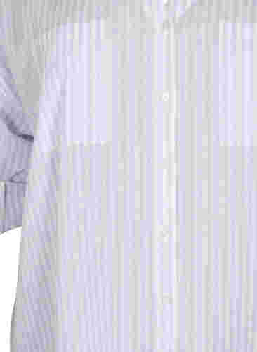 Raidallinen tunika v-pääntiellä ja napeilla, Lavender Stripe, Packshot image number 2