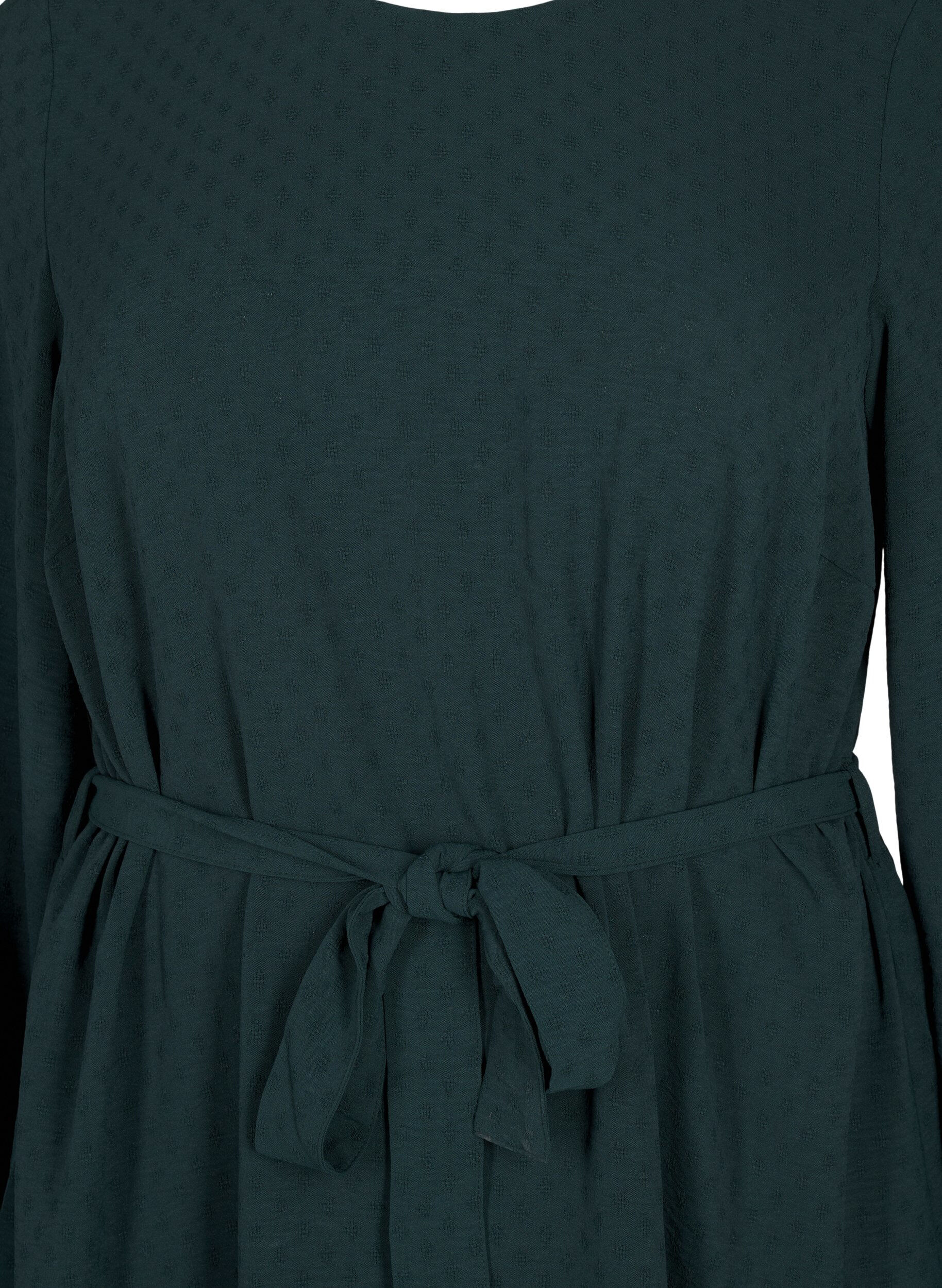 Zizzi Lyhyt kuvioitu mekko, jossa on vy&ouml;nauha, Scarab, Packshot image number 2