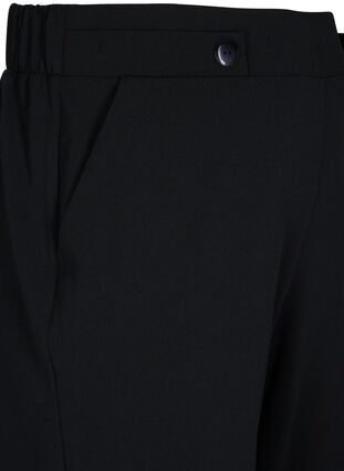 7/8-pituiset housut väljällä istuvuudella, Black, Packshot image number 2