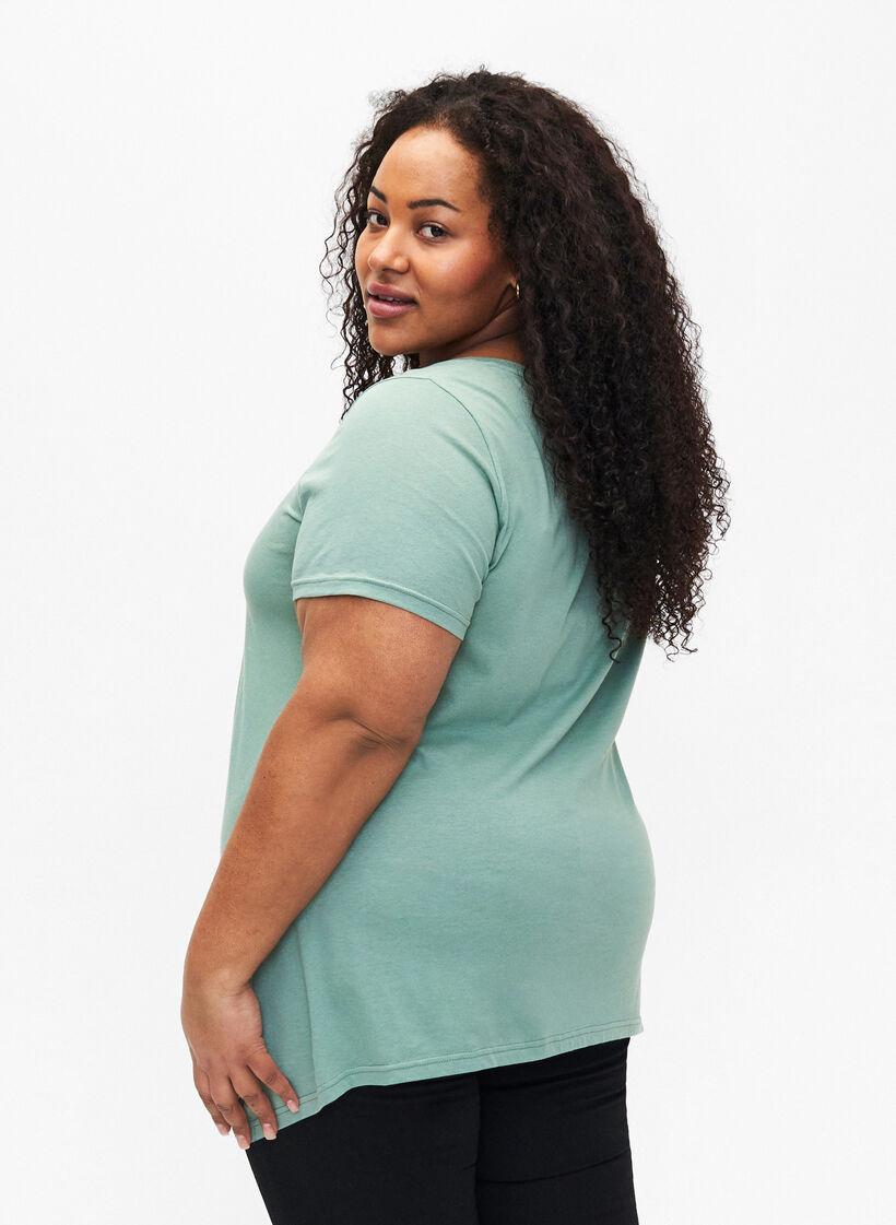 Lyhythihainen puuvillainen t-paita, Chinois G. W. Love, Model image number 1