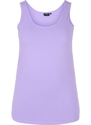 Yksivärinen perus paita puuvillasta, Paisley Purple, Packshot image number 0