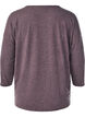 Jerseypusero 3/4-hihoilla, Ruskea, Packshot image number 1