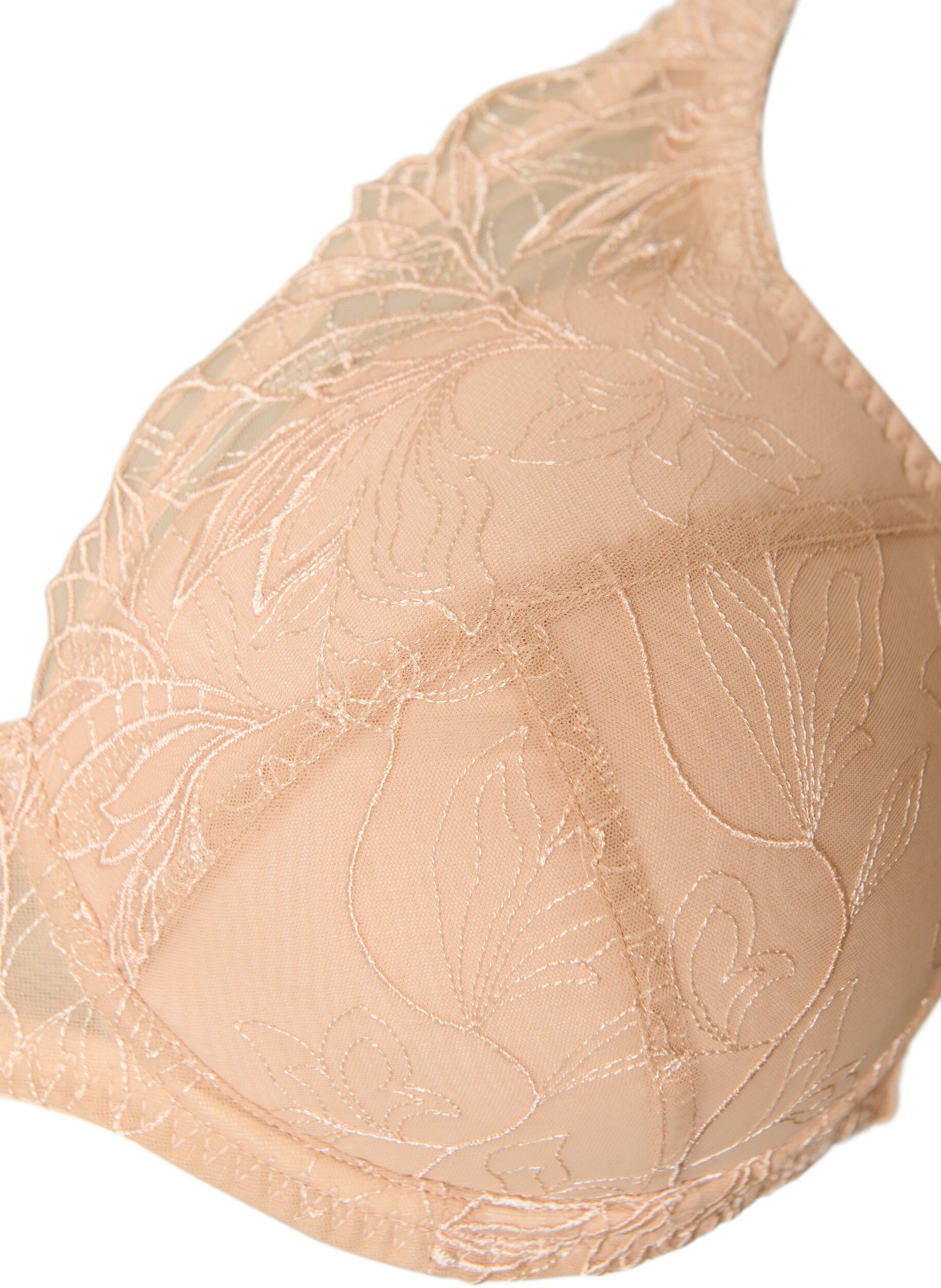 ZizziTopatut pitsirintaliivit kaaritukien kera, Beige, Packshot image number 2