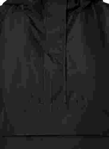 Anorakki hupulla ja taskulla, Black, Packshot image number 2