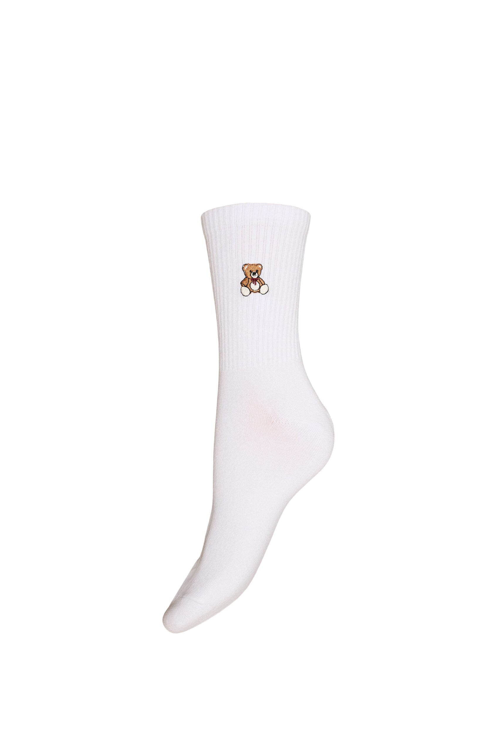 ZizziPuuvillasukat kuviolla, Valkoinen, Packshot image number 0
