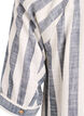 Puuvillatunika V-p&auml;&auml;ntiell&auml;, Sininen, Packshot image number 3