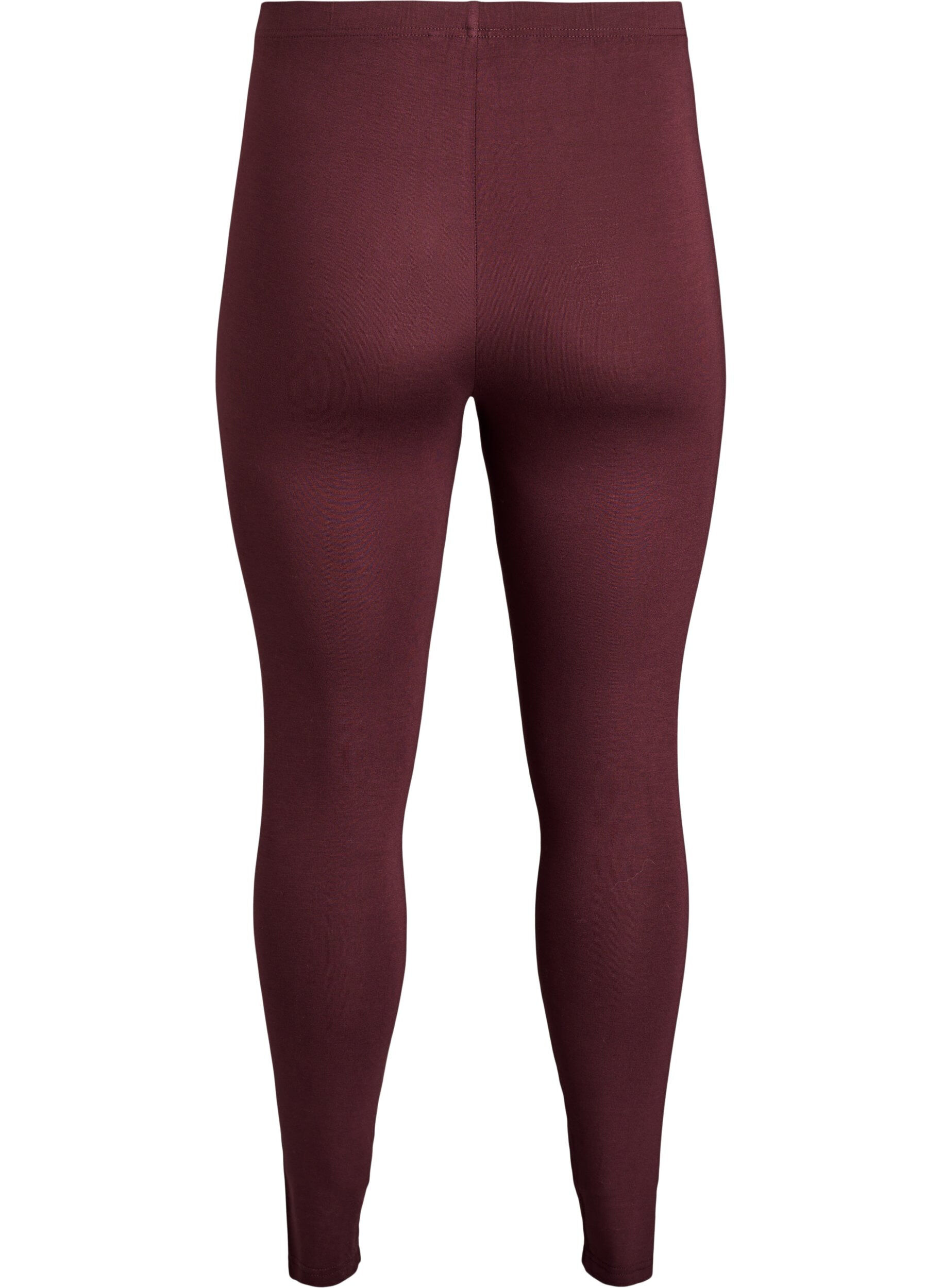 ZizziPeruslegginsit viskoosia, Tumma Bordeaux, Packshot image number 1