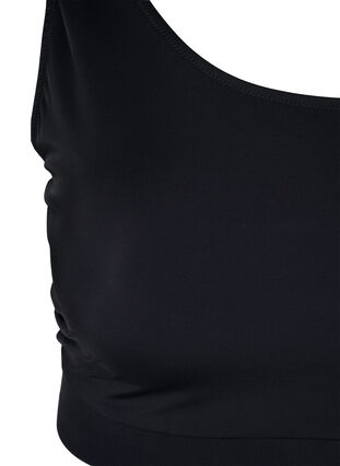 One shoulder -bikiniyläosa, Black, Packshot image number 2