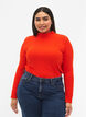 Istuva viskoosipusero korkealla kaula-aukolla, Orange.com, Model image number 0