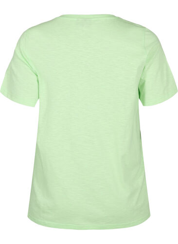Lyhythihainen perus t-paita v-pääntiellä, Paradise Green, Packshot image number 1