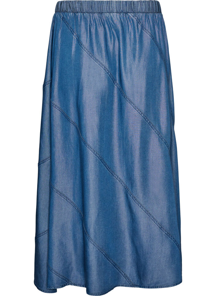Denim-look maxi -hame TENCEL&trade; Lyocellista, Sininen, Packshot image number 1