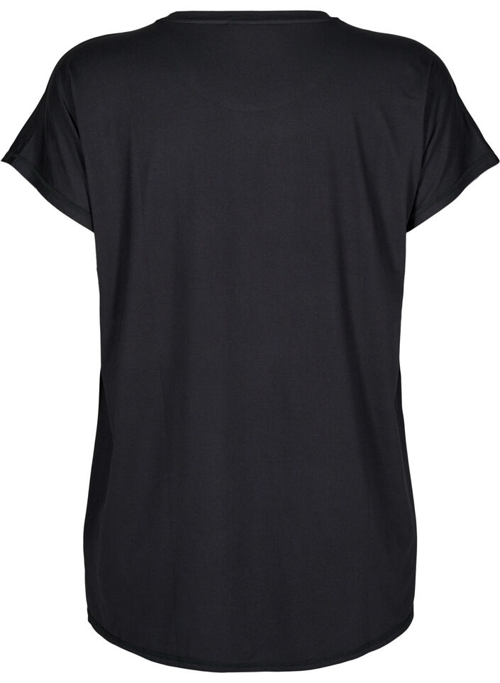 Pitk&auml; treenipaita, Musta, Packshot image number 1