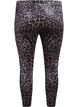 Leopardikuviolliset velourleggingsit, Ruskea, Packshot image number 1