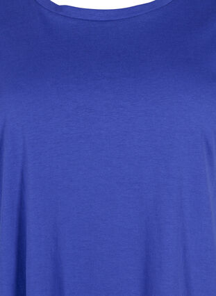 Lyhythihainen puuvillasekoitteinen T-paita, Royal Blue, Packshot image number 2