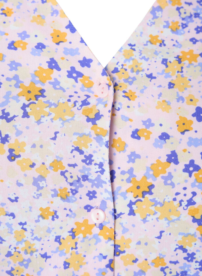 Viskoosinen yöpusero kuosilla, Punainen, Packshot image number 2