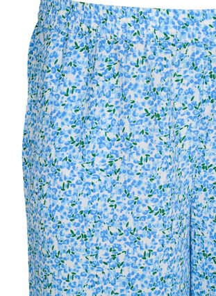 Culottes-housut kuosilla, Blue Small Flower, Packshot image number 2