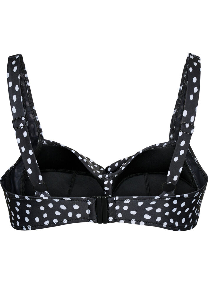 Bikiniyläosa kuosilla, Black White Dot, Packshot image number 1