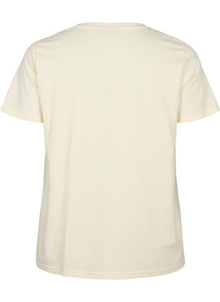 Lyhythihainen t-paita v-pääntiellä, Birch, Packshot image number 1